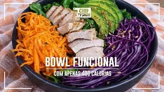 Lindo, leve e delicioso em minutos. Bowl fit.