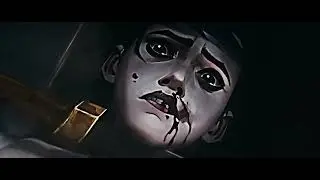 Arcane - Jinx vs Ekko Bridge Fight Scene - Dynasties & Dystopia (Alt.End) (4K HDR)