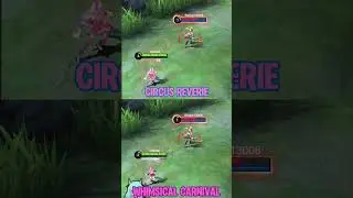 Cici - Circus Reverie starlight skin V.S. Whimsical Carnival - MLBB - Skin Comparison - Part 1
