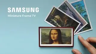 Miniature Samsung Frame TV – Ruchika Nambiar | Samsung Model Homes