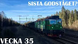 Lokförarvloggen, vecka 35. Mitt sista godståg?