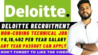 DELOITTE RECRUITMENT 2021 | DELOITTE OFF CAMPUS 2021 | JOBS FOR BSC AND BCA | OFF CAMPUS PLACEMENTS
