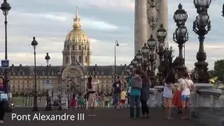 Places to see in ( Paris - France ) Pont Alexandre III - Alexander third bridge
