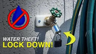 Water Bib - Faucet Lock - Prevent Unwanted Water Usage