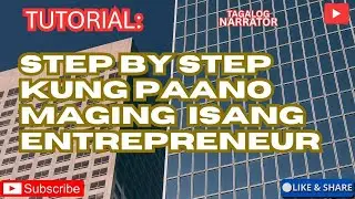 Step by Step  Tutorial: Tagalog Narrator How to achieve become Entrepreneur #viral #trending #news