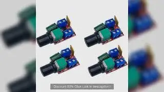 4pcs Mini DC 3V 6V 12V 24V 35V PWM Motor Speed Controller Switch Module Ultra Small LED Dimmer 5A