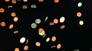 Free Slow Motion Footage: Falling Coins