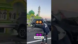 Fortuner car total loss 😨