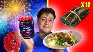 TODO lo que com&iacute; en NAVIDAD&hellip; y terminamos quemando CUETES 🔥