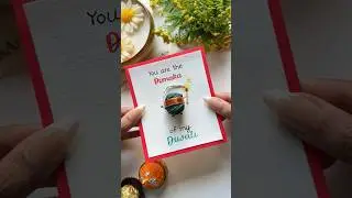 Easy Diwali card idea&hearts;️ #shorts #FestiveWithShorts