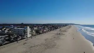 Mission Beach, San Diego Drone View #dronevideo #california