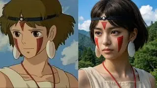 Ghibli character live action #ghibli