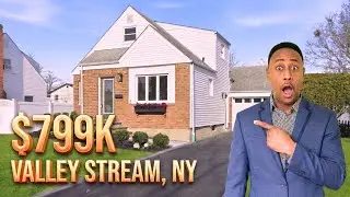 $799,000 Home for Sale in Valley Stream, NY | Renovated Cape Cod | Nassau County House Tour