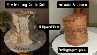 Candle Cake Full Tutorial | New Trending Candle Cake Full Tricks | Begginers Special | All Tips 