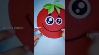 Cherry 🍒 from paper craft #shorts #trendingshorts #youtubeshorts #ytshorts