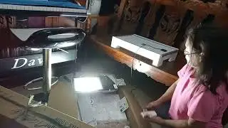 Unboxing and checking /testing my solar streetlight..Sobrang maliwanag👍👍