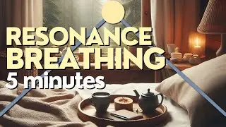 5 Minute HRV Resonance Breathing Exercise (6 breaths per minute)