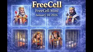 Game 8 HARD FreeCell Mini January 14, 2026 - Microsoft Daily Challenge