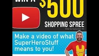Win a $500 Gift card with SuperHeroStuff com