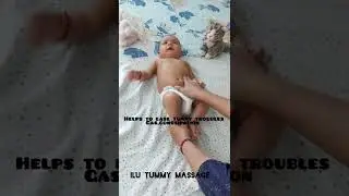I Love You Tummy massage for babies to ease gas and constipation #shorts#shorts