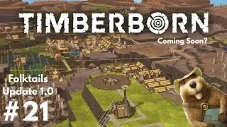 Race Against Water? And Monument Time! - Timberborn Folktails Hardmode Update 1.0 - Episode 21