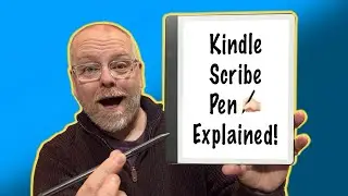 How the Kindle Scribe Pen Actually Works!