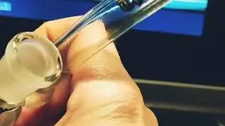 Thug Life One Hit glass bubbler with Dynavap Titanium Tip