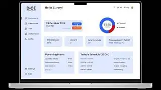 Attendance tracker dashboard design