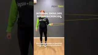 INTERNAL SHOULDER ROTATION EXERCISE #injuryprevention #postureimprovement #shoulderstability