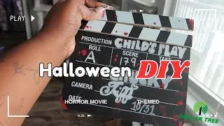 Spooky Dollar Tree DIY | Horror Clapperboard Inspired by Child's Play