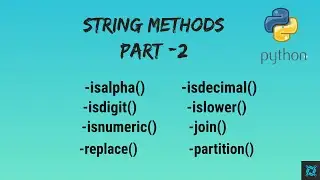 String methods in python part 2 | lecture 7 | in Hindi