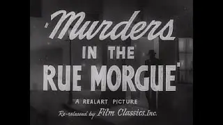 It&rsquo;s not just an Iron Maiden song. &ldquo;Murders in the Rue Morgue&rdquo;&rsquo;(1932) review