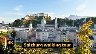Discover the magic of Mozart's hometown!#salzburg #austria #europe #4kvideo #walkingtour