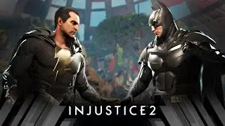 Injustice 2 - Black Adam Vs Batman (Very Hard)