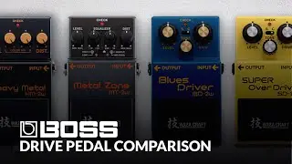 BOSS Waza Drives Compared | The Sound Parcel Presents |  HM-2w MT-2w BD-2w SD-1w | Directors Cut