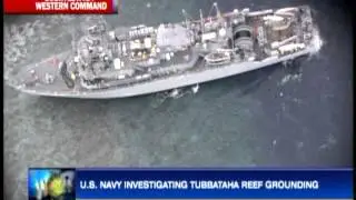 US Navy probes ship's grounding at Tubbataha