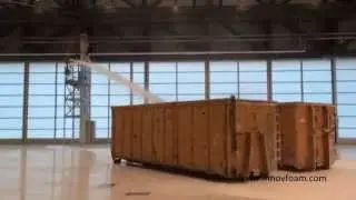 InnoVfoam - Electrically operated firefighting system for hangar protection