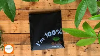 Ditch the Plastic and Flex Your Eco | Compostable Mailers | Simplelifeco UK Flat Lay Promo Video