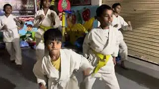 VMS HUNTER'S SHOTOKAN KARATE ASSOCIATION INDIA EVENING DOJO #karatedo #selfdefense #karate #dojolife