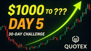 Quotex 30 Days Challenge Day 5 || Khaan Traders ##binaryoptions #crypto ##forex