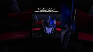 Optimus finally got more space and size difference! #transformersprime #optimusprime