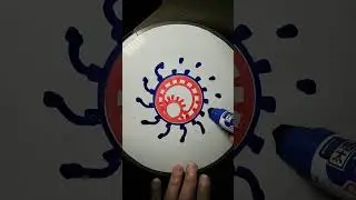 Science - Spin Art with WhiteBoard and Potter&rsquo;s Wheel ❤️ Like Share Comment and Subscribe ❤️