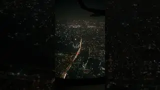 Beautiful Night View from Flight ✈️#viral #travel #flight #sky #tranding #aviation