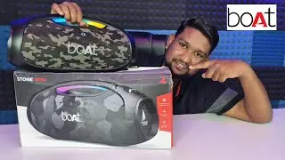New Boat Stone 1800/Ignite Bluetooth Party Speaker | UNBOXING REVIEW AUDIO TEST | 90w | Only 7000rs