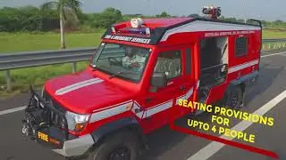 Indus Fire Safety(Indus Group) made Emergency Response Vehicle (Rhino Pro Version)