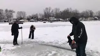 Gallagher Lake Ice Carousel