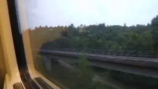 Passing by unfinished Kymlinge metro station from Hallonbergen side
