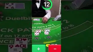 How to make quick money on blackjack #blackjack #casino #duelbits #bustdown #poker