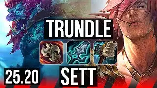 TRUNDLE vs SETT (TOP) | 6 solo kills | EUNE Master | 25.20