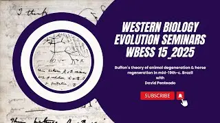 WBESS 15.2025: Buffon's theory of animal degeneration & horse regeneration in mid-19th-c. Brazil